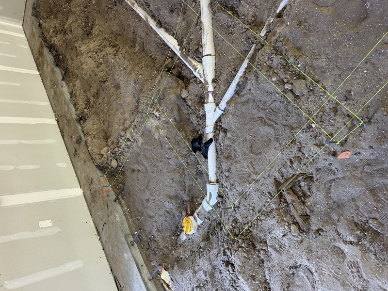 Plumbing Rough-In Image 5