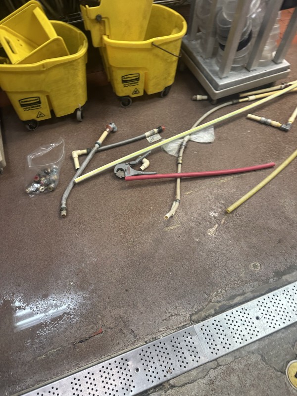 New copper line install