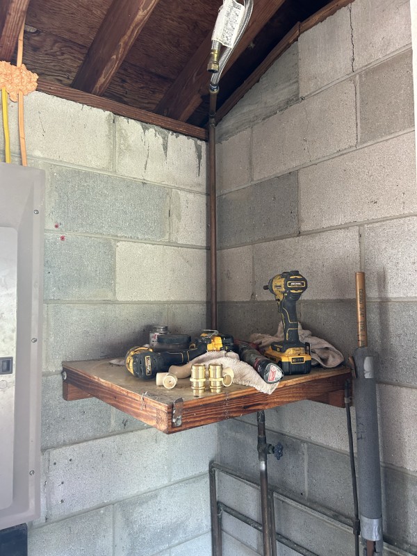 Connecting PEX water lines to tankless unit