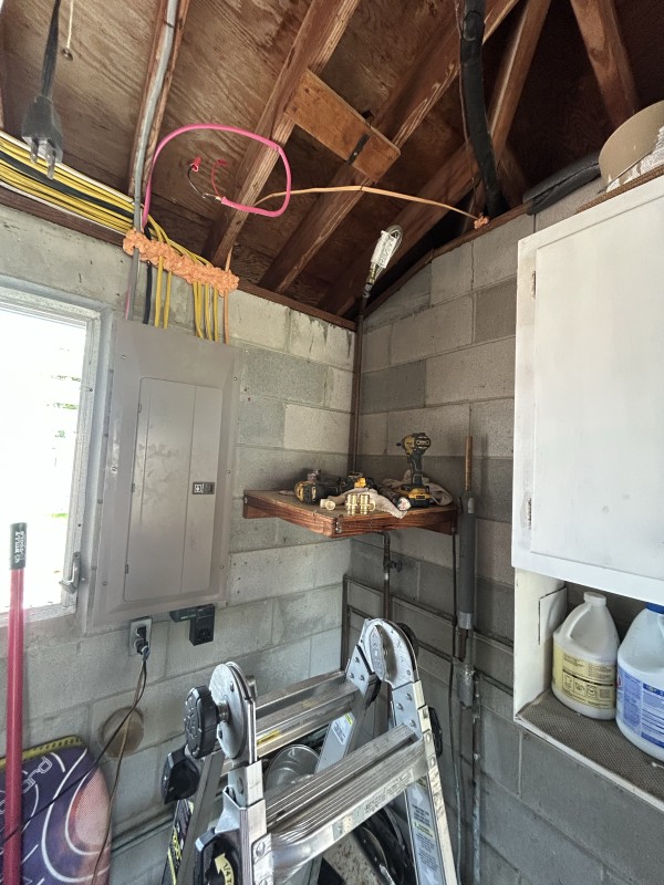 Draining system to complete water heater install