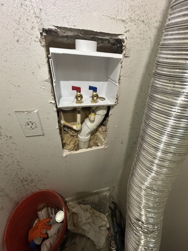 Washing Machine Outlet Box Replacement – Land O' Lakes, FL | Completed July 2025
