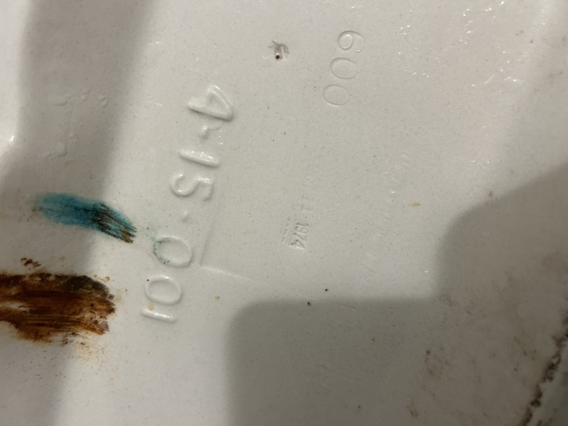 Drain line reassembled after cleaning