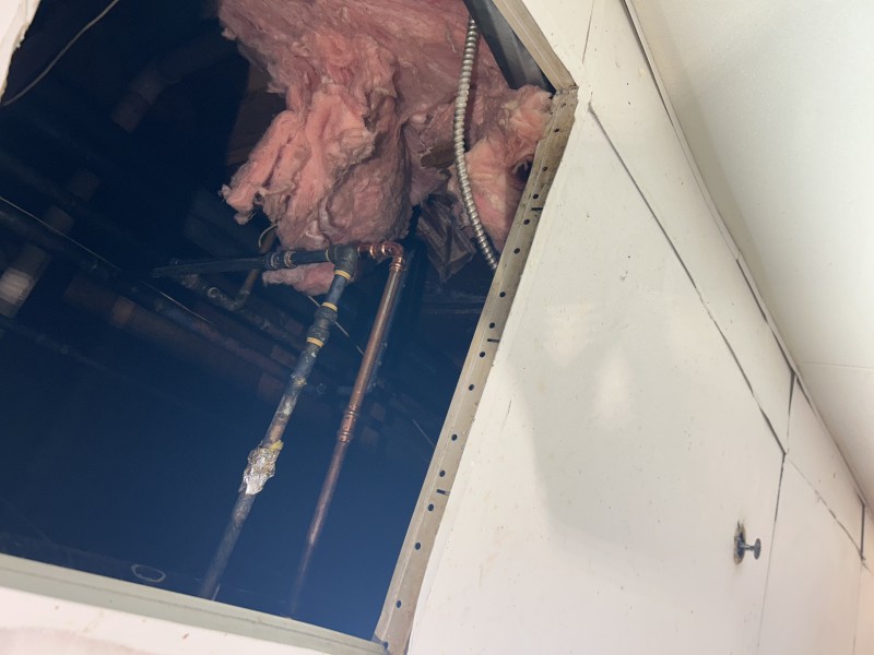 Anti-siphon vacuum breaker inspection for backflow prevention on spigot