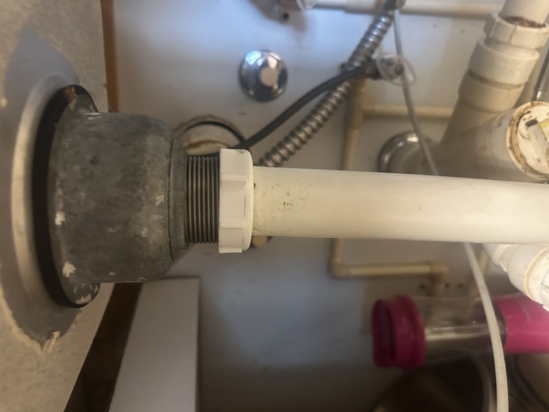 Removing old corroded trap and slip nuts