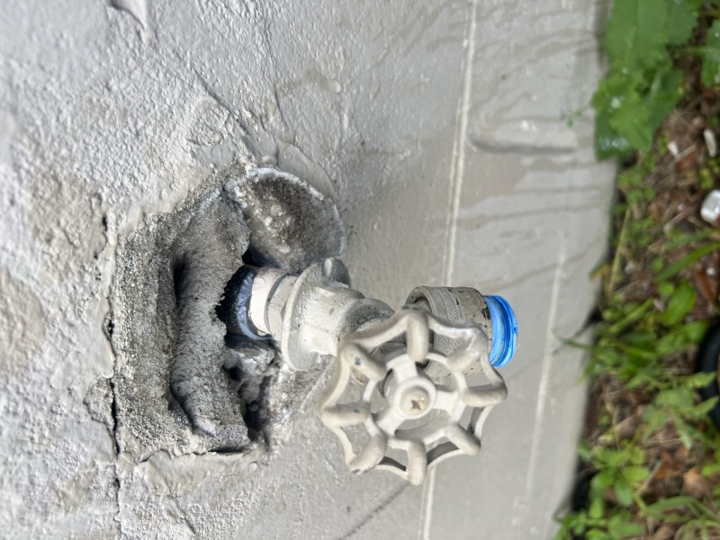 Leaking Hose Bib Repair in Orlando FL | CPVC Pipe Replacement & Stucco Restoration
