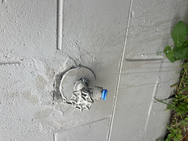 Installation of anti-siphon frost-resistant hose bib with freshly solvent-welded CPVC fittings