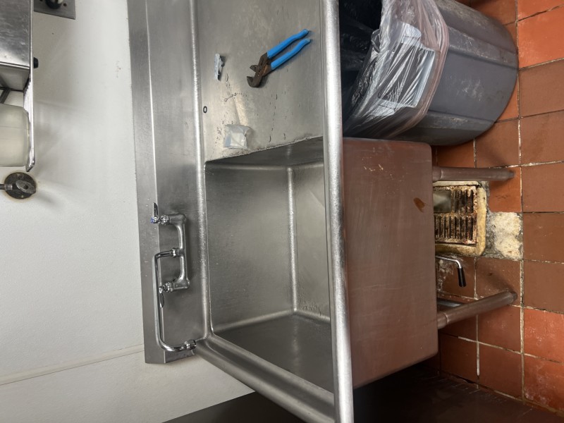 Completed plumbing repair with new angle stop installed