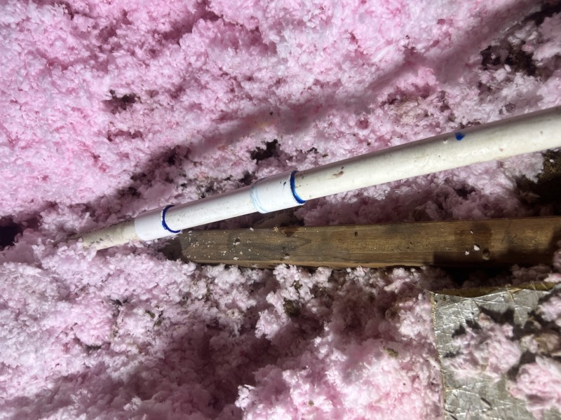 Attic PVC Water Line Leak Repair in Tampa, FL