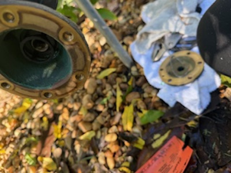 Wilkins 975 XL RPZ backflow preventer during internal rebuild and component replacement, Brooksville, FL, December 2025