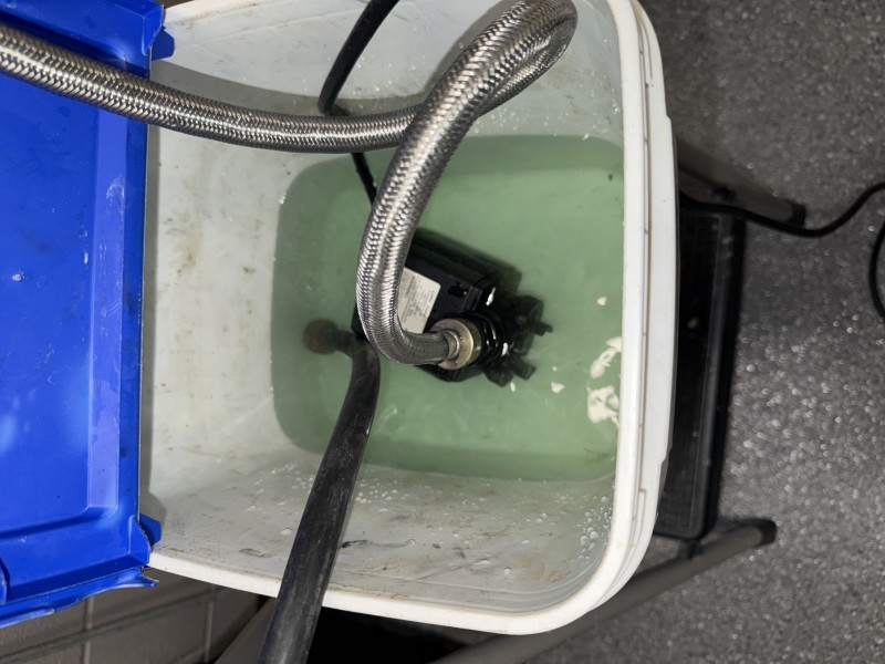 Tankless water heater service with internal components cleaned and prepared for descaling flush, Tampa, FL, January 14, 2026