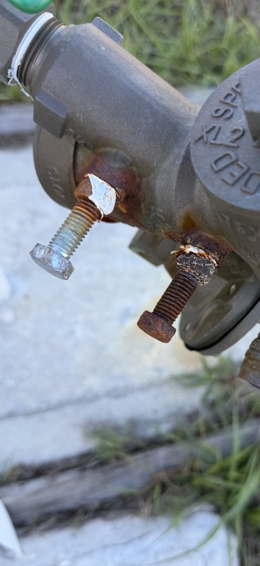 Backflow Preventer Replacement and Concrete Pad Restoration in Sarasota, FL